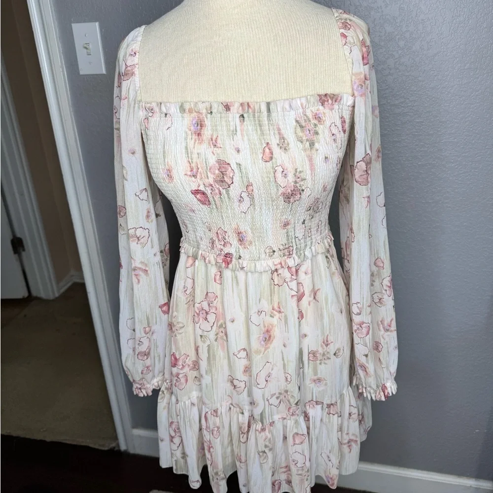 Floral Long Sleeve Dress‎